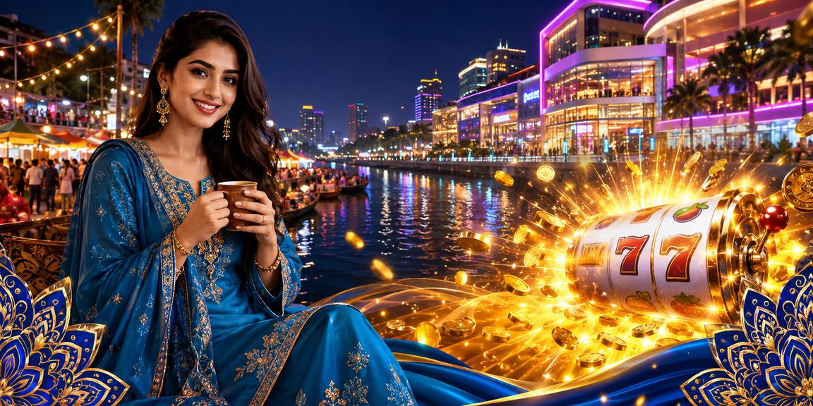 বরিশালে স্লট গেম খেলে উত্তেজিত খেলোয়াড়